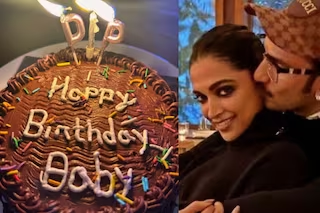 Deepika Padukone Gives A Glimpse Of Her Birthday Cake!!