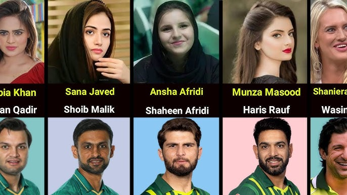 Top 10 Wives Of Pakistani Cricketers In 2024