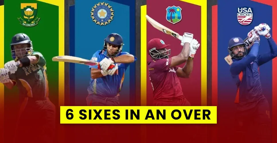 Know All The Records Of 6 Ball 6 Sixes Till 2024