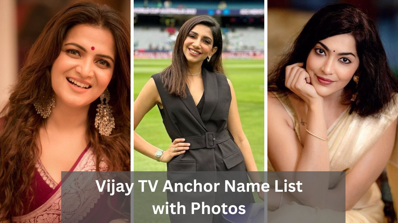 Top 10 Vijay Tv Anchor