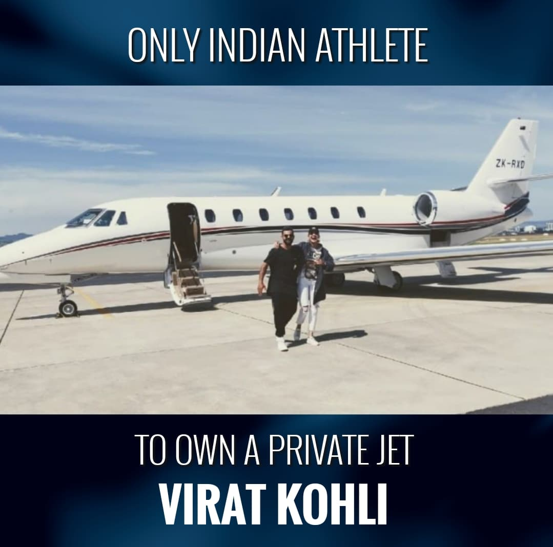 Does Virat Kohli Owns A Private Jet?