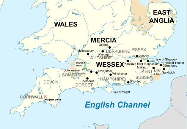 Know About Kingdoms of the Anglo-Saxons – Wessex / Kingdom United