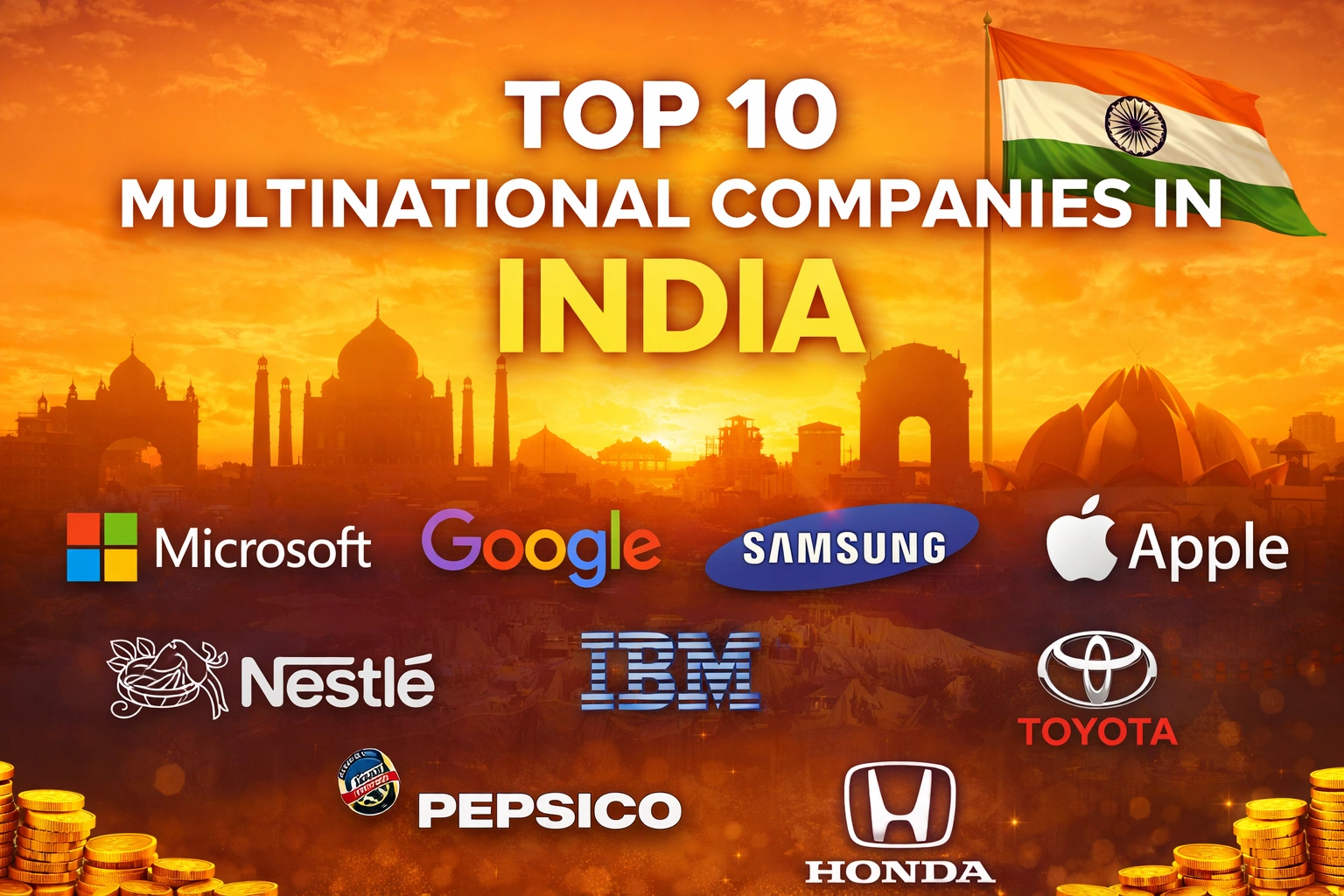Top 10 Multinational Companies (MNCs) in India 2026